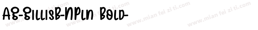 AG-GillisB-NPln Bold字体转换